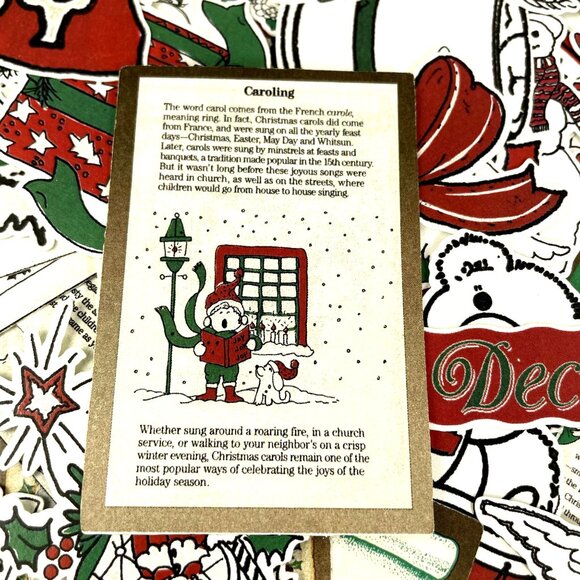 Lot 50 Christmas Die Cuts Unique Junk Journal Scrapbooking Supplies Ephemera u - Picture 4 of 12